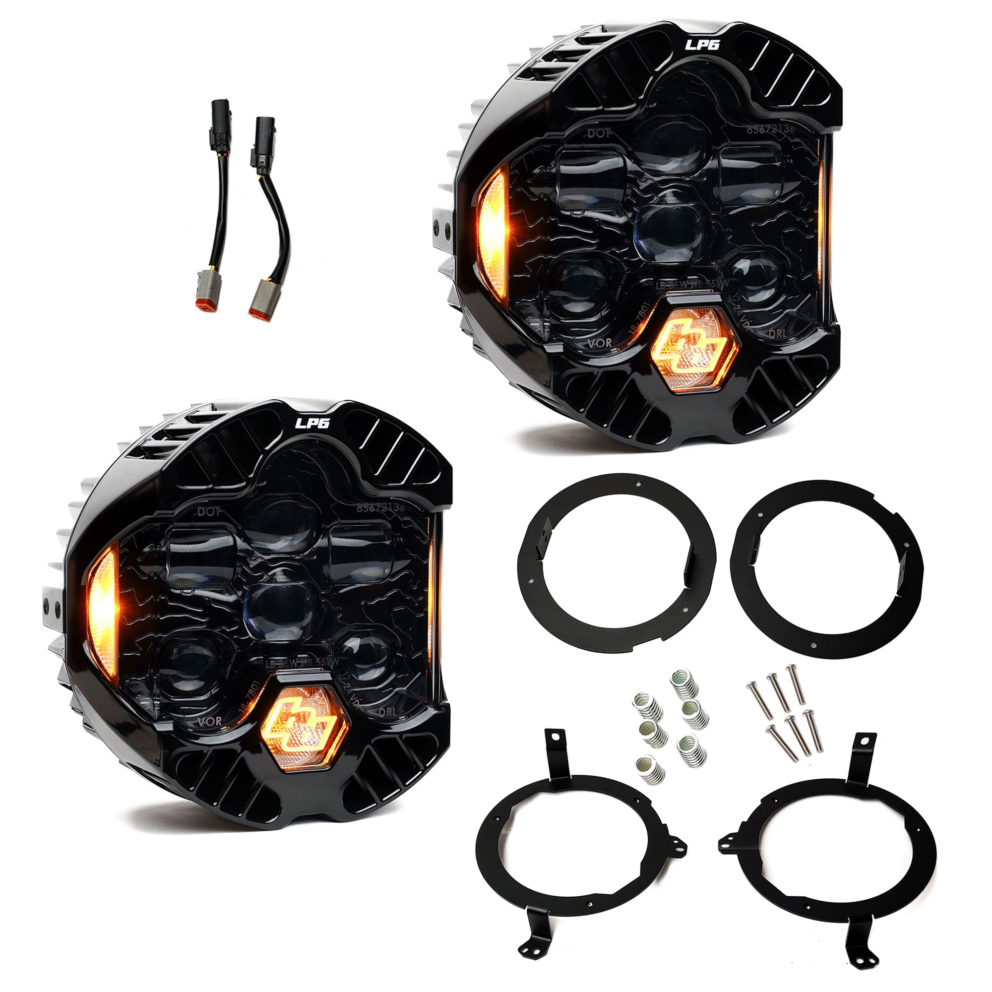 DOT LP6 LED Headlight Kit - Jeep 2018-2026 Wrangler JL; 2020-2026 Gladiator JT
