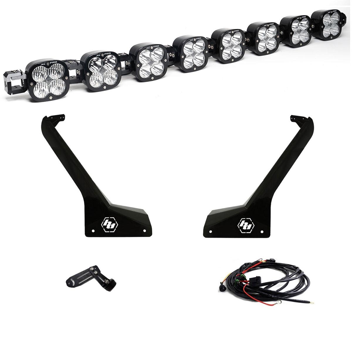 Jeep JL/JT 8XL Linkable Roof Mount Light Kit - Jeep 2020-2026 Gladiator; 2018-2026 Wrangler JL; Exc. Rubicon 392, Mojave, 4xE