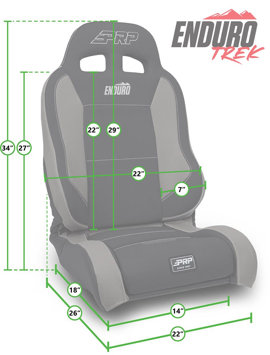 EnduroTrek Reclining Suspension Seat (Custom)