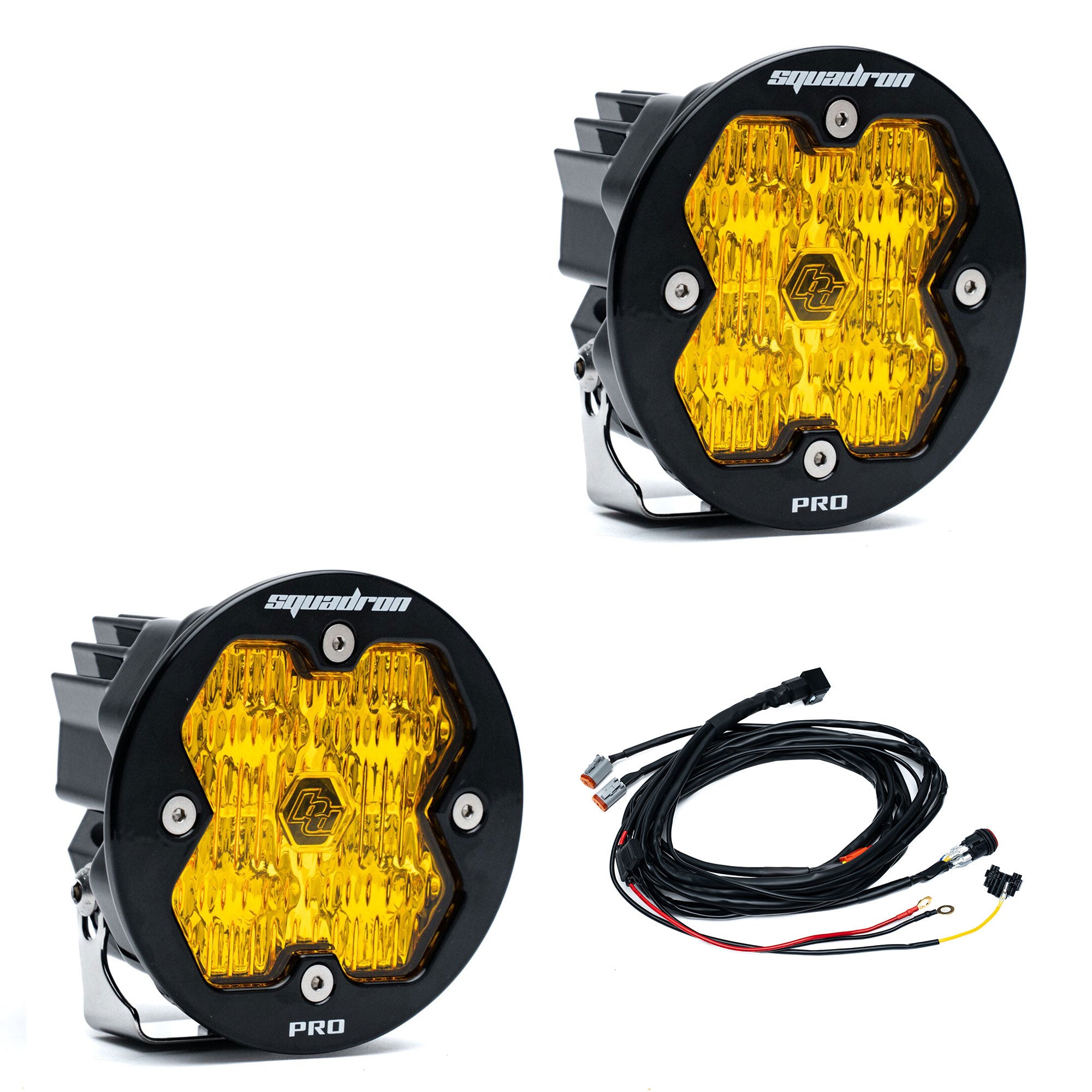 Squadron-R 2.0 Pro Black LED Auxiliary Light Pod Pair - Universal