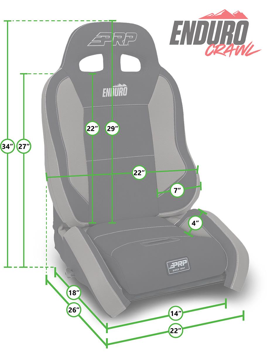 EnduroCrawl Reclining Suspension Seat (Custom)