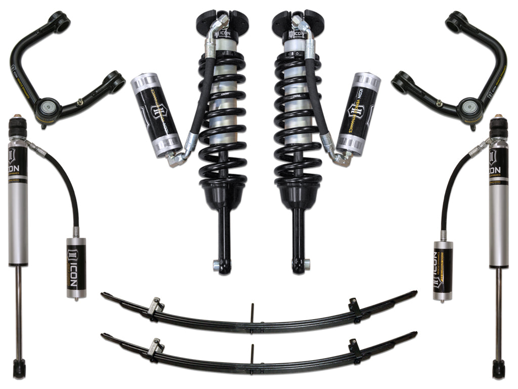 ICON 2005-2015 Toyota Tacoma 0-3.5" Lift/2016-2023 Tacoma 0-2.75" Lift, Stage 4 Suspension System, Tubular