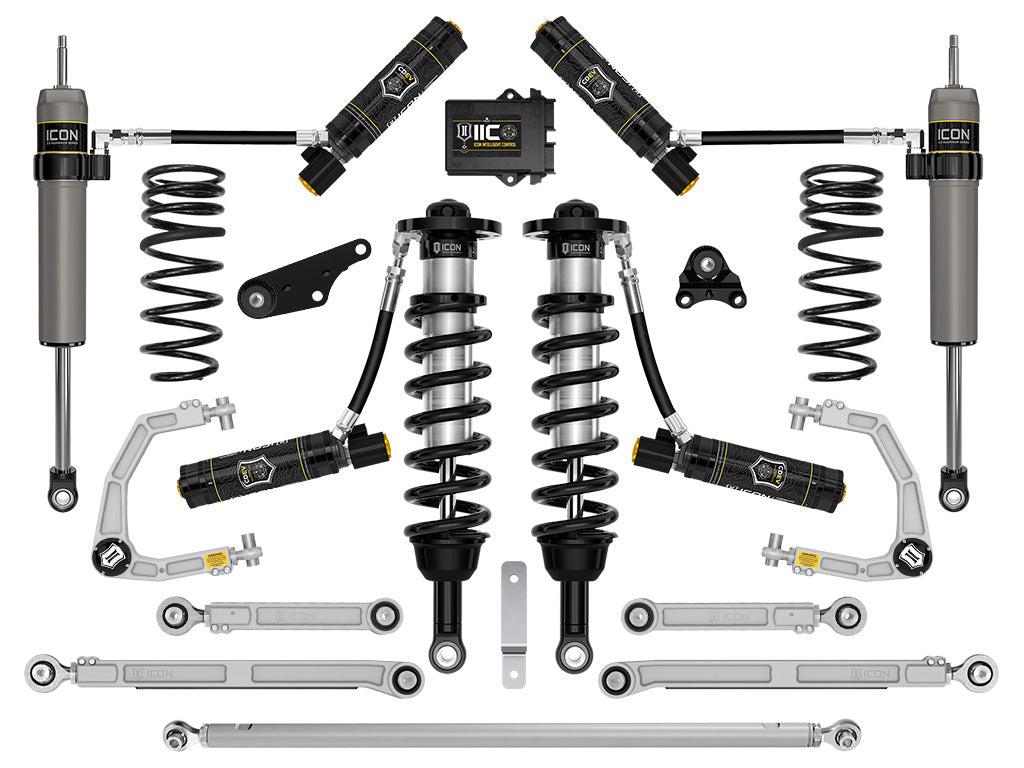 ICON 2024-2025 Toyota Land Cruiser 250 Series, 1.25-3" Lift, Stage 12 Suspension System, Billet