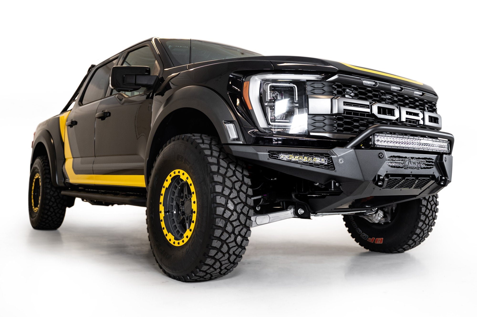 2021-2026 Ford F-150 Raptor/Raptor R HoneyBadger Front Bumper w/ Top Hoop