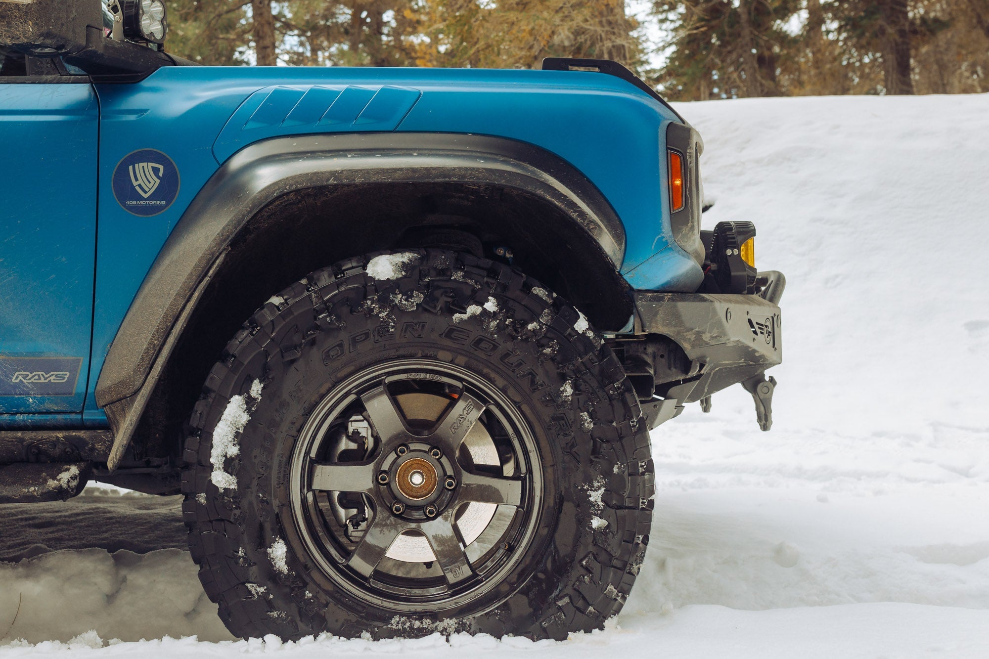 2021-2026 Ford Bronco Rock Fighter Winch Front Bumper