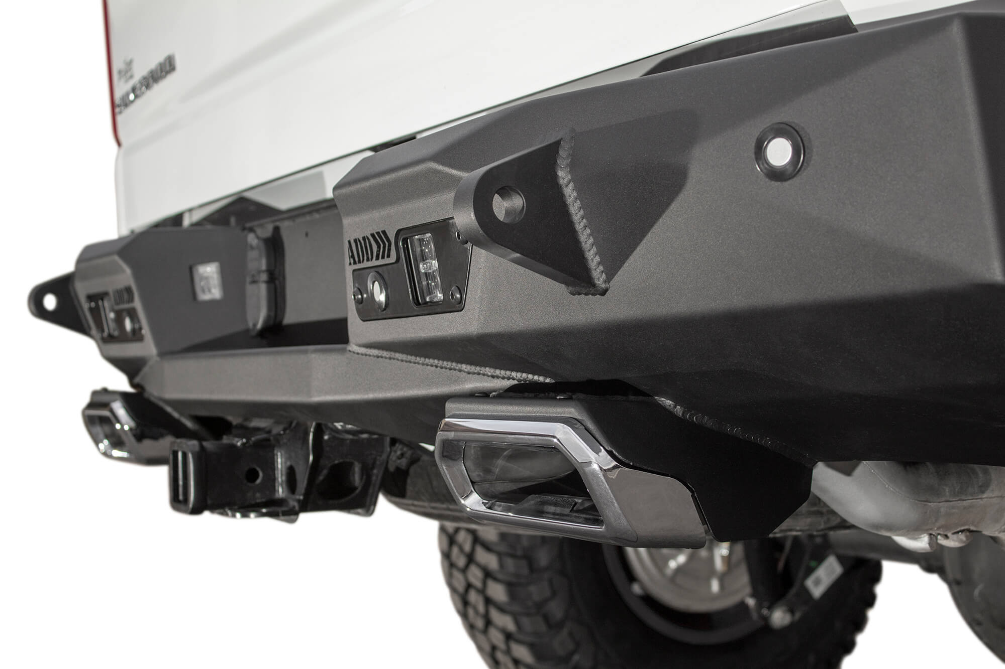 2019-2021 Chevy/GMC 1500 Stealth Fighter Rear Bumper w/ Exhaust Tips