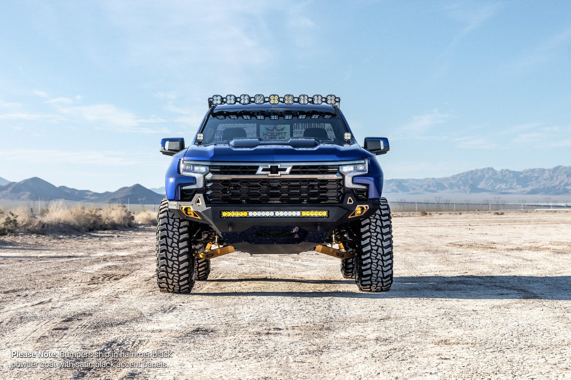 2022-2026 Chevy Silverado 1500 ZR2 Stealth Fighter Front Bumper