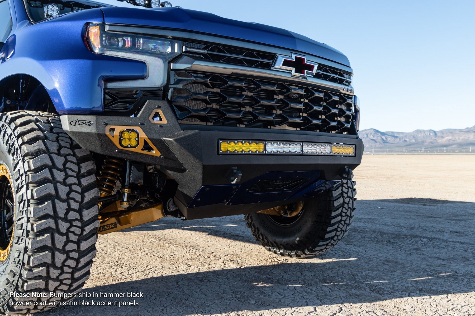 2022-2026 Chevy Silverado 1500 ZR2 Stealth Fighter Front Bumper