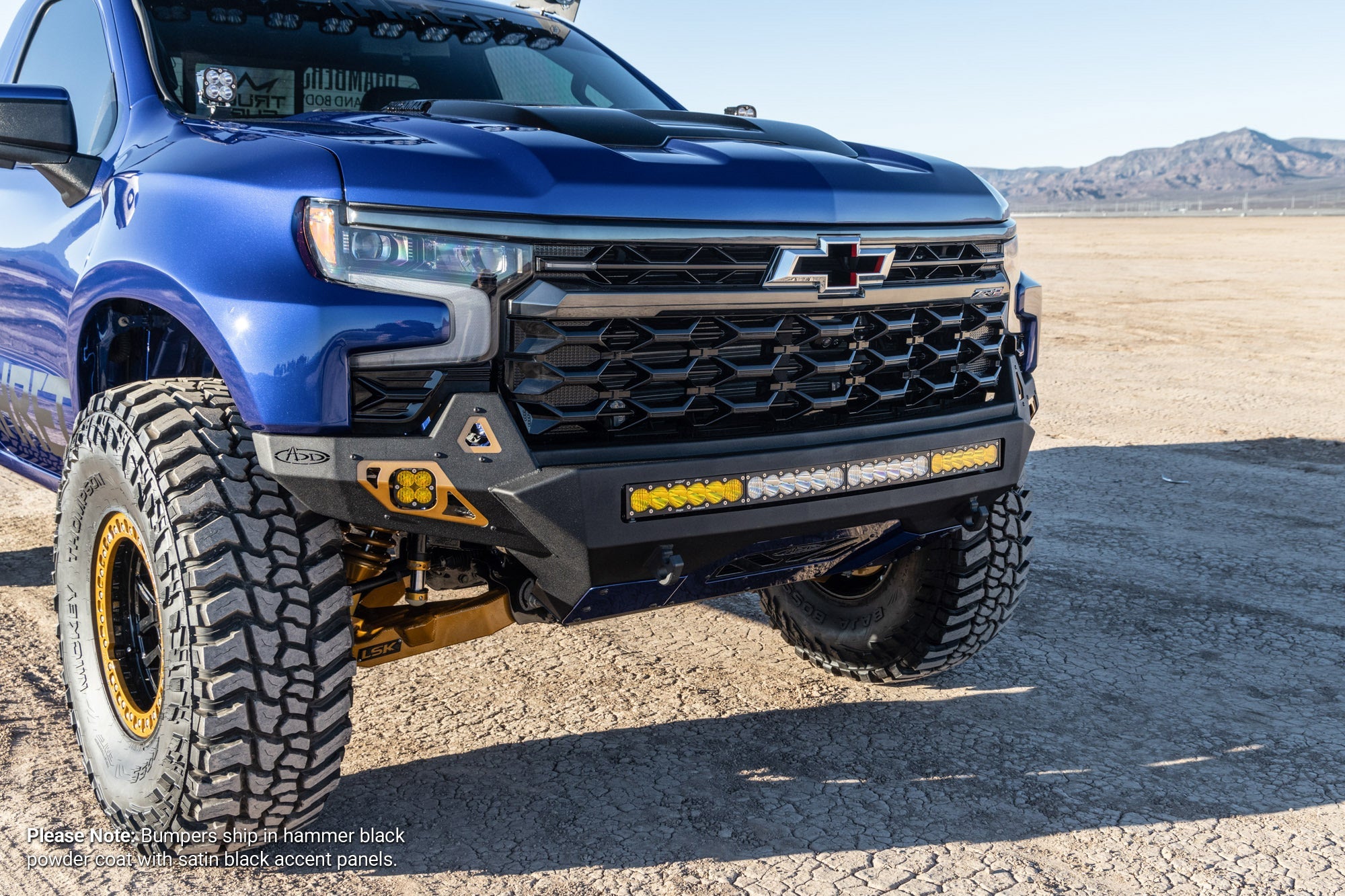 2022-2026 Chevy Silverado 1500 ZR2 Stealth Fighter Front Bumper
