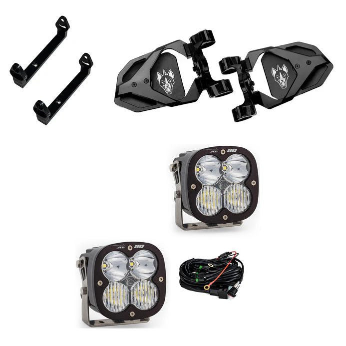 Cuero Race Mirrors/XL80 Light Kit - Chupacabra offroad x Baja Designs Collab
