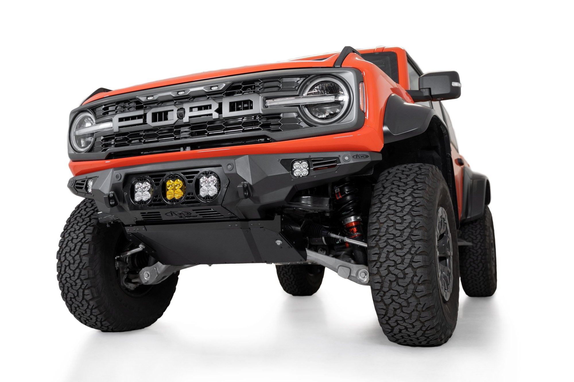 2022-2026 Bronco Raptor Front Skid Plate | Rock Fighter & Bomber Bumpers