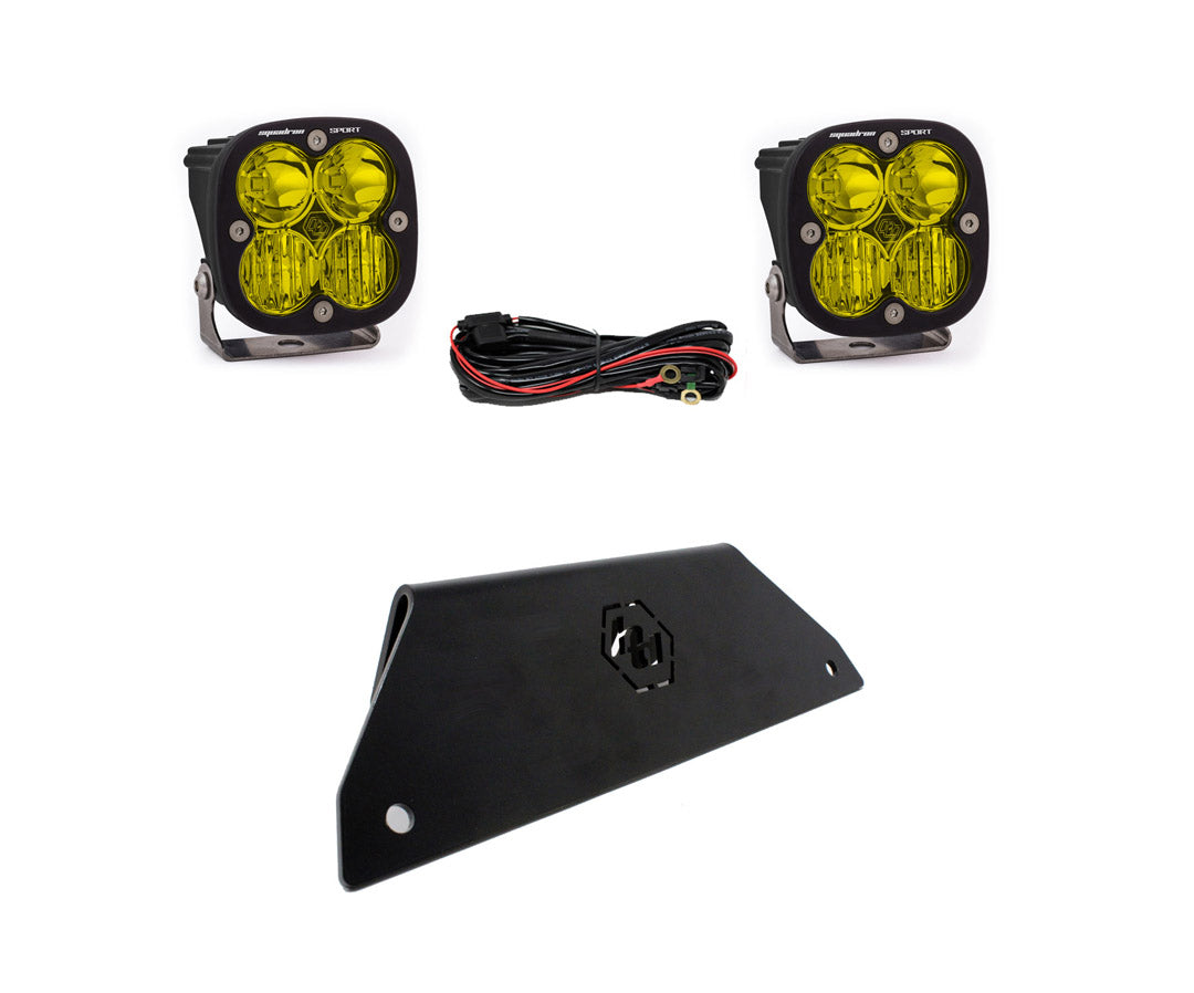 Polaris RZR Pro XP Lower Bumper LED Light Kit Sport D/C Clear Baja Design