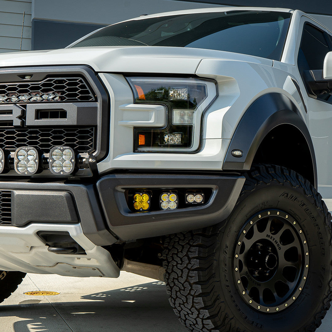 Ford Squadron SAE/S2 Fog Pocket Light Kit - Ford 2017-20 F-150