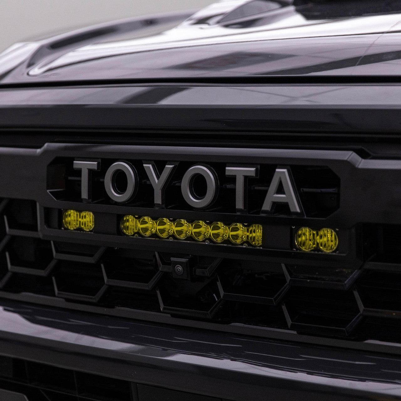 Toyota S8 10" Light Bar / S2 Pro TRD Pro Grille Conversion Light Kit - 2024-2026 Toyota Tacoma