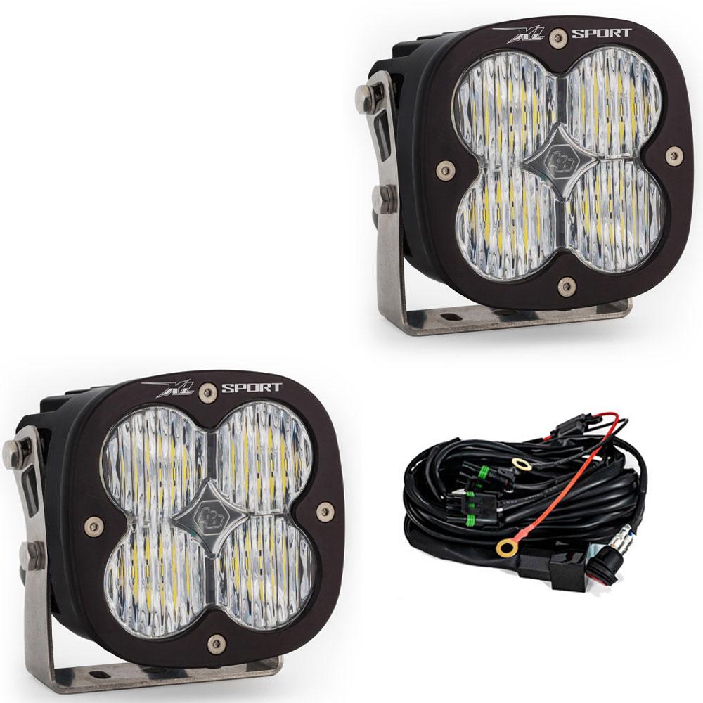 LED Light Pods High Speed Spot Pattern Pair XL Sport Series Baja Designs