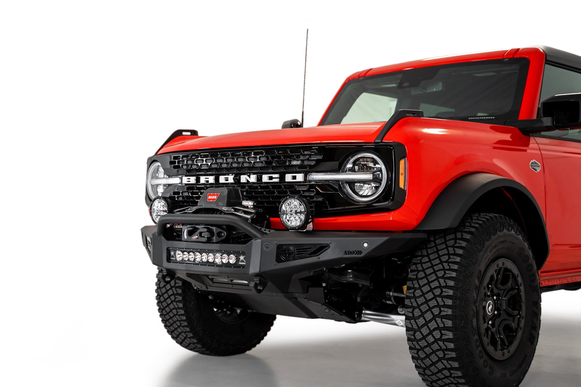 2021-2026 Ford Bronco Rock Fighter Winch Front Bumper