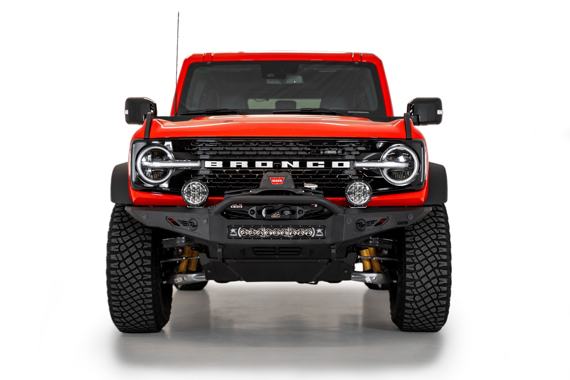 2021-2026 Ford Bronco Rock Fighter Winch Front Bumper
