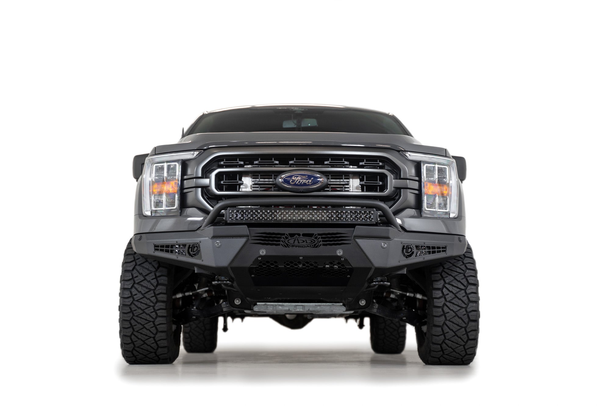 2021-2023 Ford F-150 HoneyBadger Front Bumper w/ Top Hoop