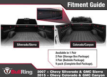 Inner Bed Retractable Tie-Down Anchors - 2007+ Chevy Silverado and GMC Sierra, 2015+ Chevy Colorado and GMC Canyon