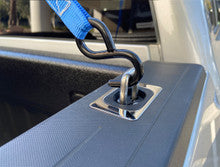 Gunmetal Flush Fit Retractable Tie-Down Anchors - 2014+ Chevy Silverado/GMC Sierra without Dually Bed