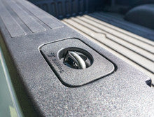 Flush Fit Angled Retractable Tie Down Anchors - 2015+ Ford F150, 2017+ Ford Super Duty