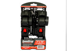 1" x 10ft Retractable Tie Downs w/ Built in Soft-Tie (2-Pack)
