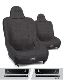 Premier High Back Suspension Seats Kit for 97-02 Jeep Wrangler TJ (Pair)