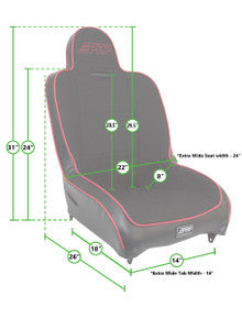 Premier High Back Suspension Seats Kit for 03-06 Jeep Wrangler TJ (Pair)