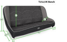 Classic Series Rear Suspension Bench Seat for Jeep (Custom)