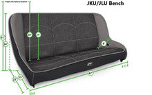 Classic Series Rear Suspension Bench Seat Jeep JKU/JLU (Custom)