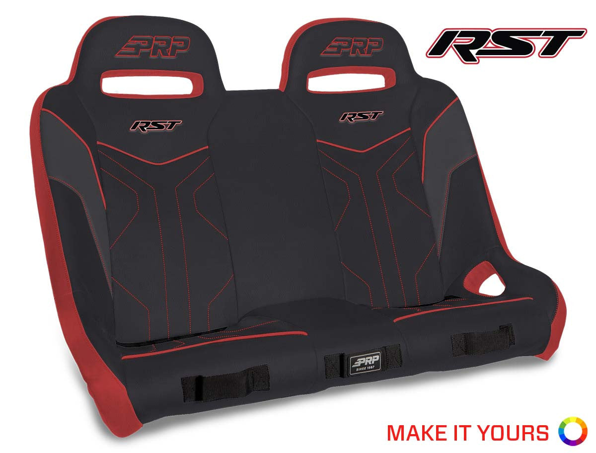 RST Rear Suspension Bench Seat (Custom) for Polaris RZR S 900, 1000, Turbo/S
