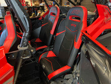 GT3 Fold Flat Rear Suspension Seats for Polaris RZR PRO XP4, PRO R4, Turbo R4 (Pair) (Custom)