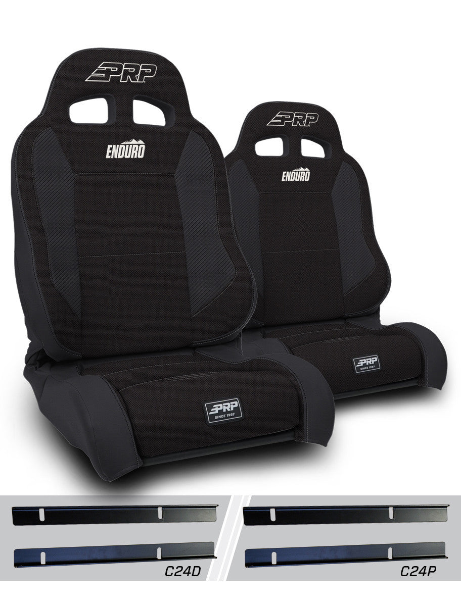Enduro Elite Suspension Seat - Trek Edition, Kit for 03-06 Jeep Wrangler TJ (Pair)