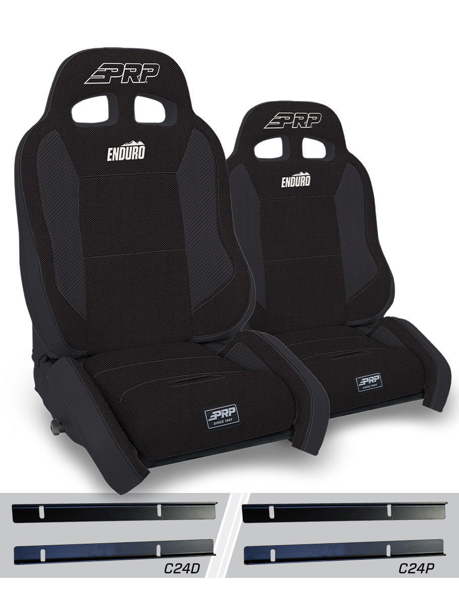 Enduro Elite Suspension Seat - Crawl Edition, Kit for 03-06 Jeep Wrangler TJ (Pair)