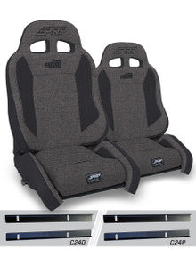 Enduro Elite Suspension Seat - Crawl Edition, Kit for 03-06 Jeep Wrangler TJ (Pair)