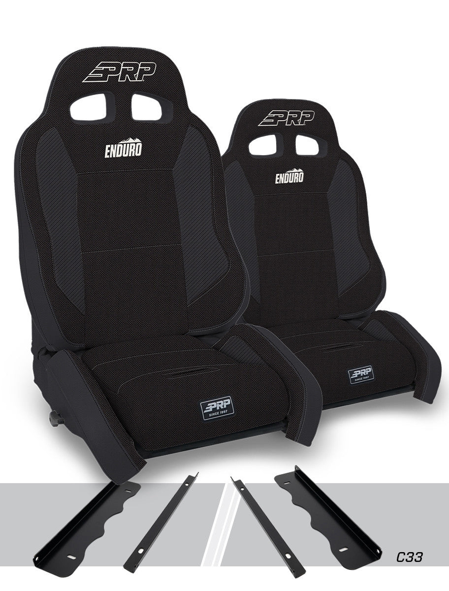 Enduro Elite Suspension Seat - Crawl Edition, Kit for 95-01 Jeep Cherokee XJ (Pair)