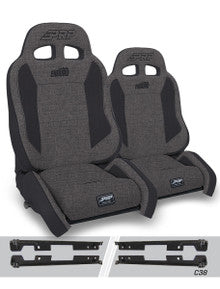 Enduro Elite Suspension Seat - Crawl Edition, Kit for Jeep Wrangler JK/JKU (Pair)