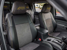 Front Seat Covers for 2012-2015 Toyota Tacoma; Fold Flat Edition (Pair) (Custom)