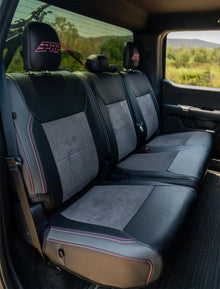 Rear Bench Seat Covers for 2021+ Ford F150, 2023+ Super Duty (Custom)