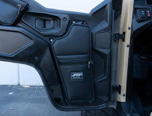 Front Lower Door Bags with Knee Pad for 16+ Polaris General (Pair)