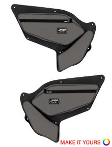 Front Door Bags with Knee Pad for 2020-2024 Polaris RZR PRO XP, PRO R, Turbo R (Pair) (Custom)