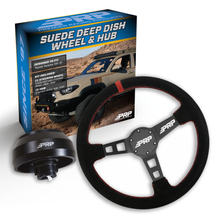 PRP Deep Dish Suede Steering Wheel Kit with Tacoma Hub
