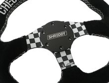 PRP X Shreddy Checkered Steering Wheel, D-Shaped