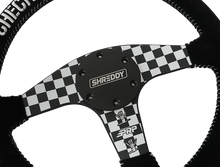 PRP X Shreddy Checkered Steering Wheel, Flat