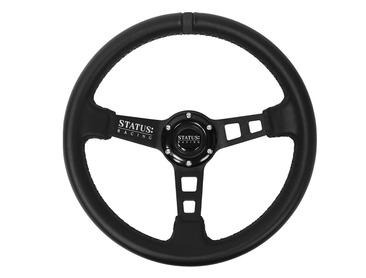 SR Deep Dish Leather Steering Wheel