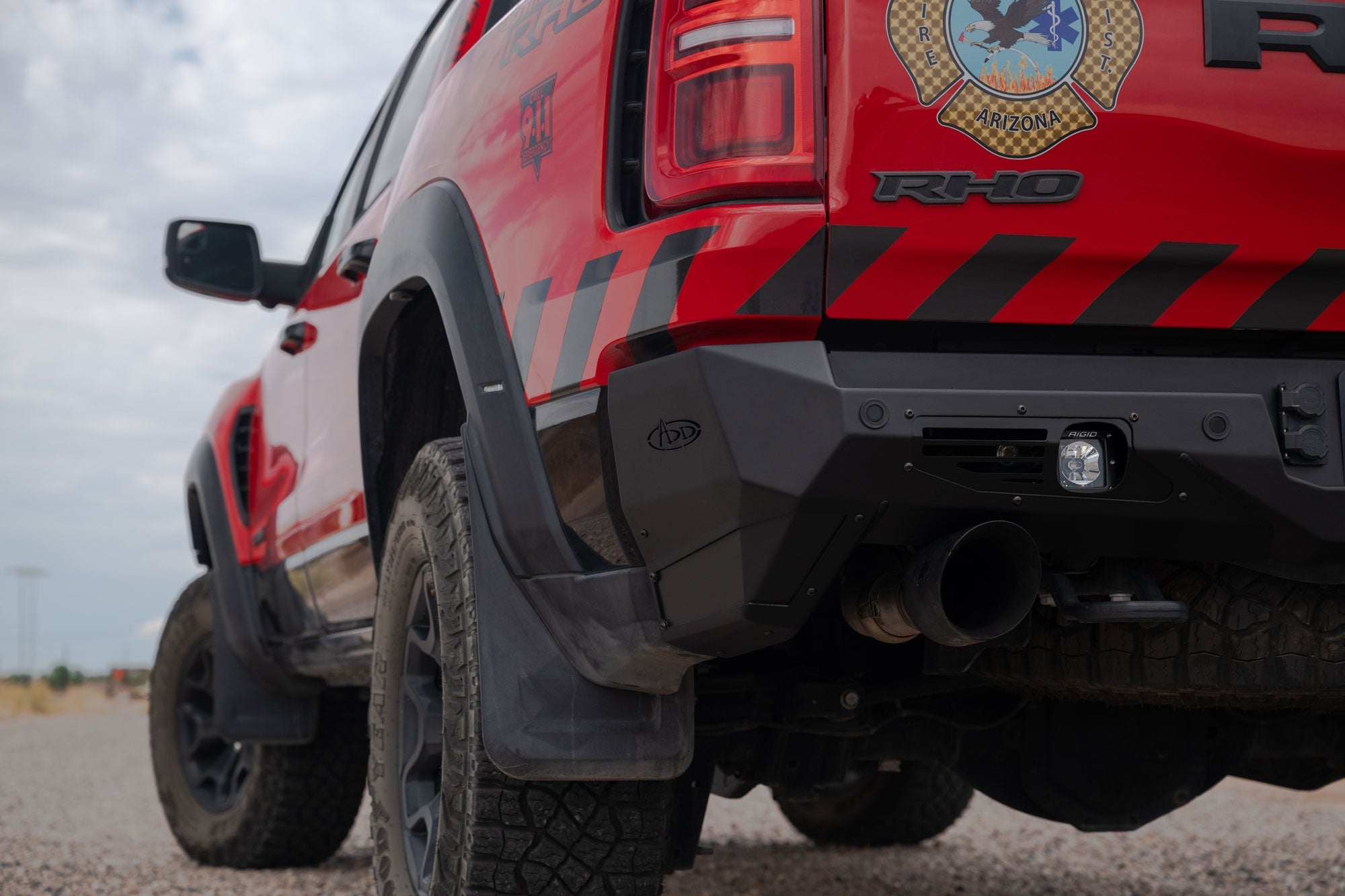 2025-2026 Ram RHO Bomber Rear Bumper