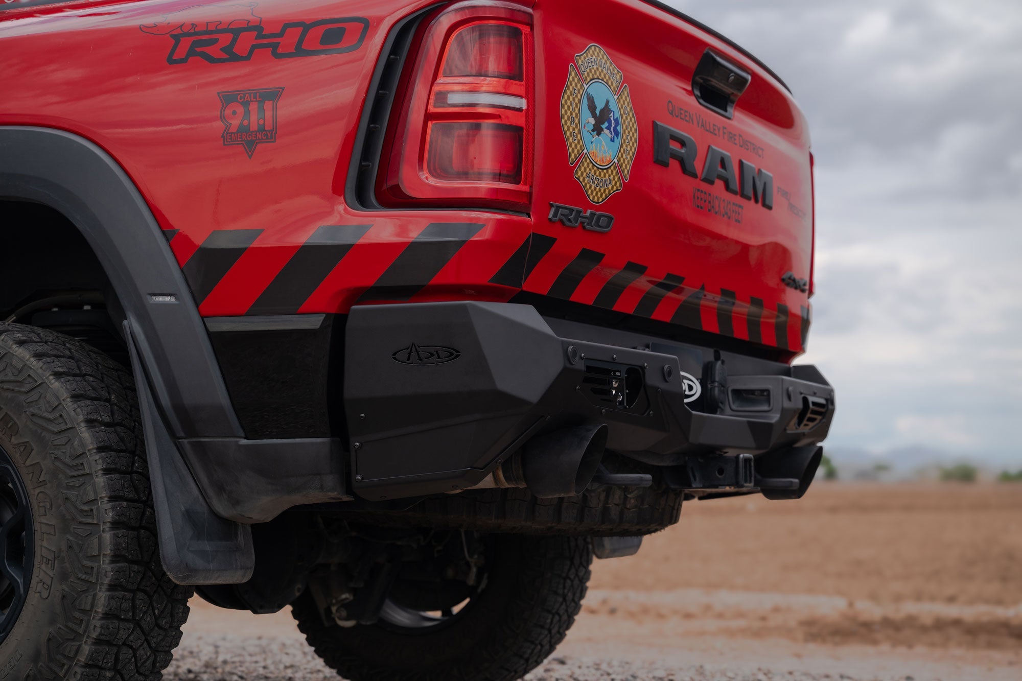 2025-2026 Ram RHO Bomber Rear Bumper