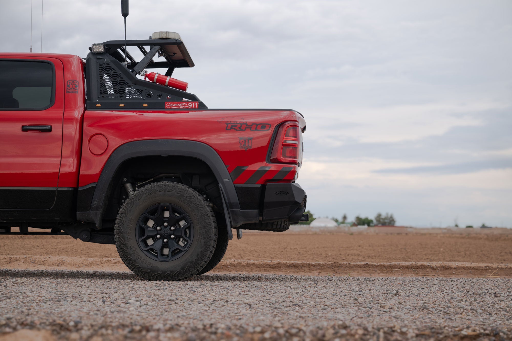 2025-2026 Ram RHO Bomber Rear Bumper