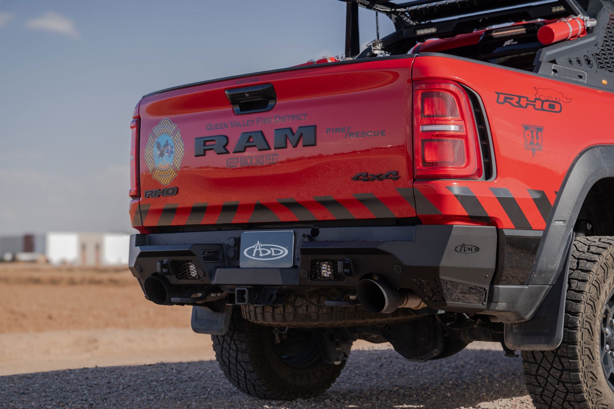 2025-2026 Ram RHO Stealth Fighter Rear Bumper