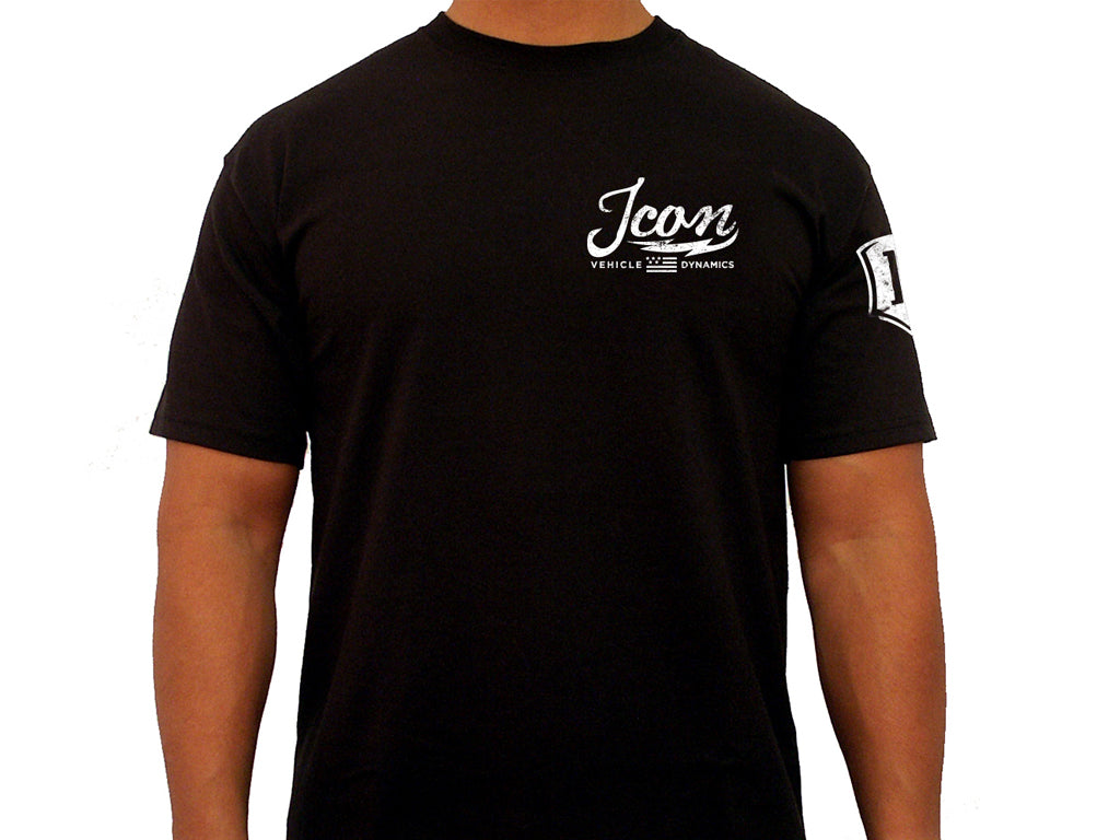 ICON Vintage-Logo Tee – Black, XXXL